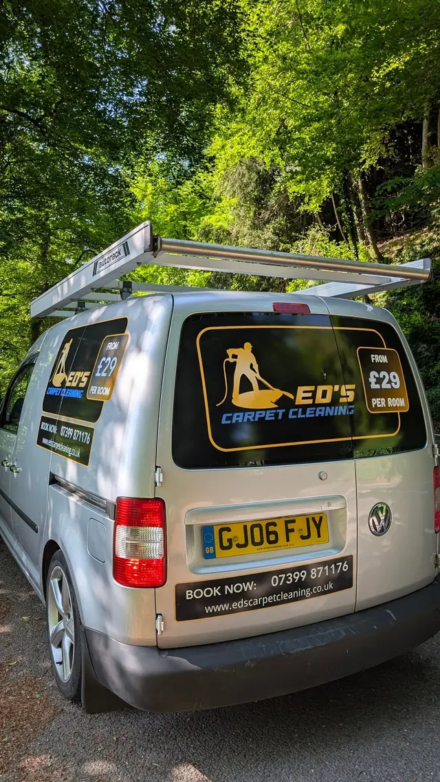 Ed's Carpet Cleaning branded van